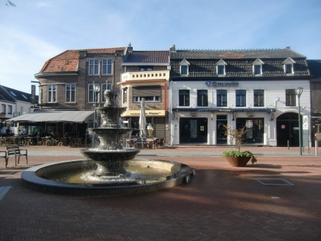 Echt-Susteren NL : Stadtteil Echt, der Marktplatz in Echt heißt Plats